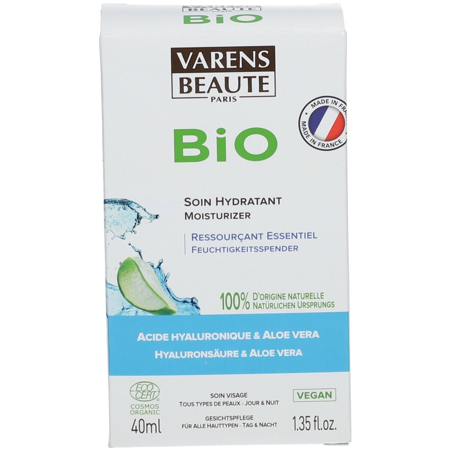 VARENS BEAUTE Acide hyaluronique & Aloe Vera