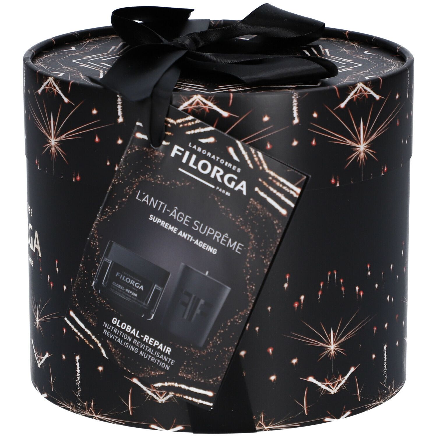 FILORGA Geschenkset GLOBAL-REPAIR Revitalisierende Pflege - Das ultimative Anti-Aging-Produkt + Kerze