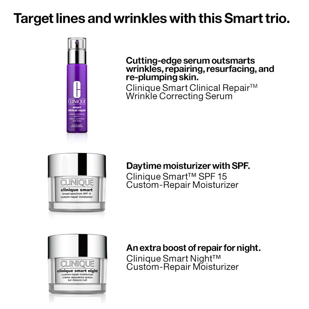 CLINIQUE Smart Clinical Repair™ Wrinkle Correcting Serum Anti-Age & Anti-Falten Feuchtigkeitspflege