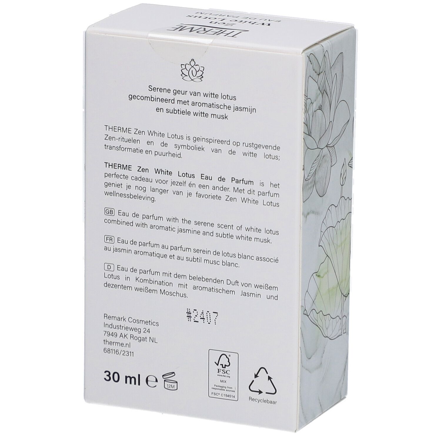 Therme Zen White Lotus Eau de Parfum