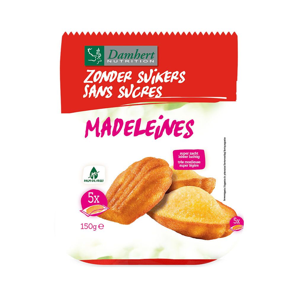 Damhert Sans Sucres Madeleines