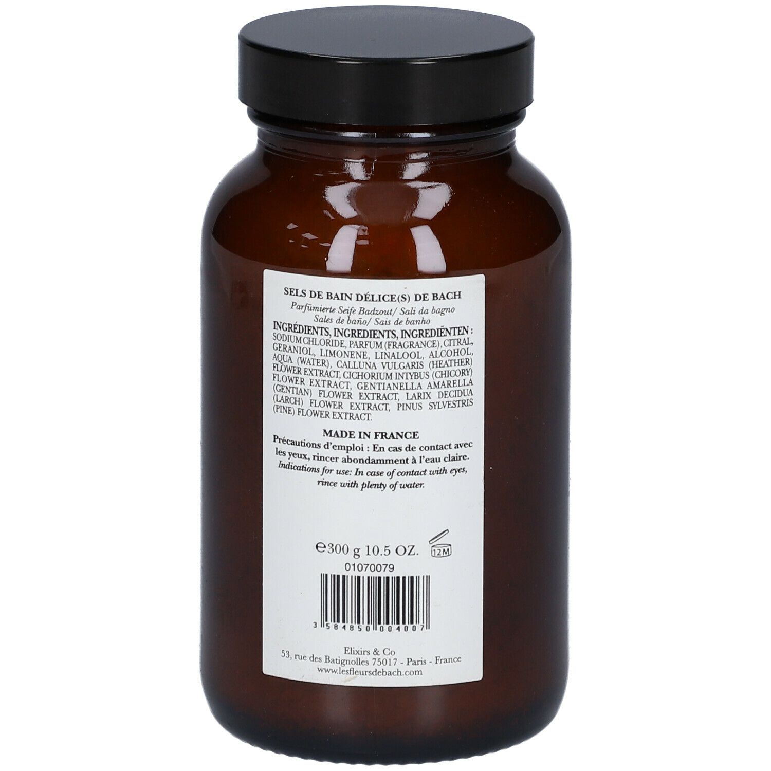 Elixirs & Co Les Fleurs de Bach Délice(S) de Bach - Sels de Bain