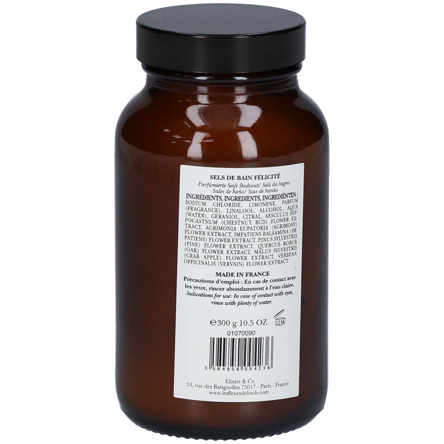 ELIXIRS & CO Die Bachblüten FÉLICITÉ Entspannendes Badesalz