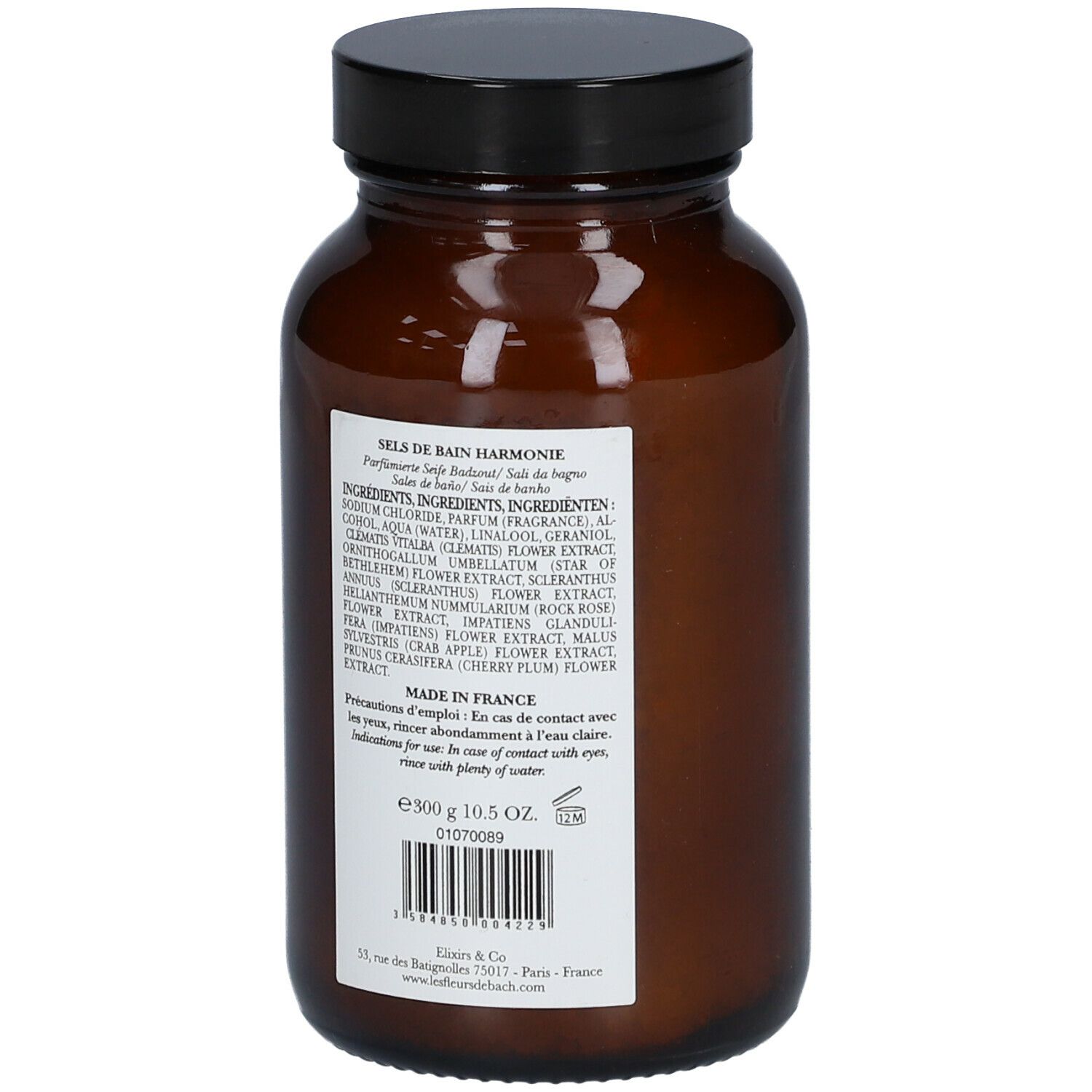 ELIXIRS & CO Die Bachblüten Harmonie Beruhigendes Badesalz