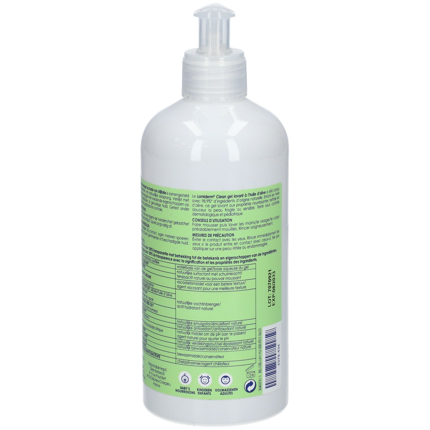 LAMIDERM Clean Waschgel mit Olivenöl