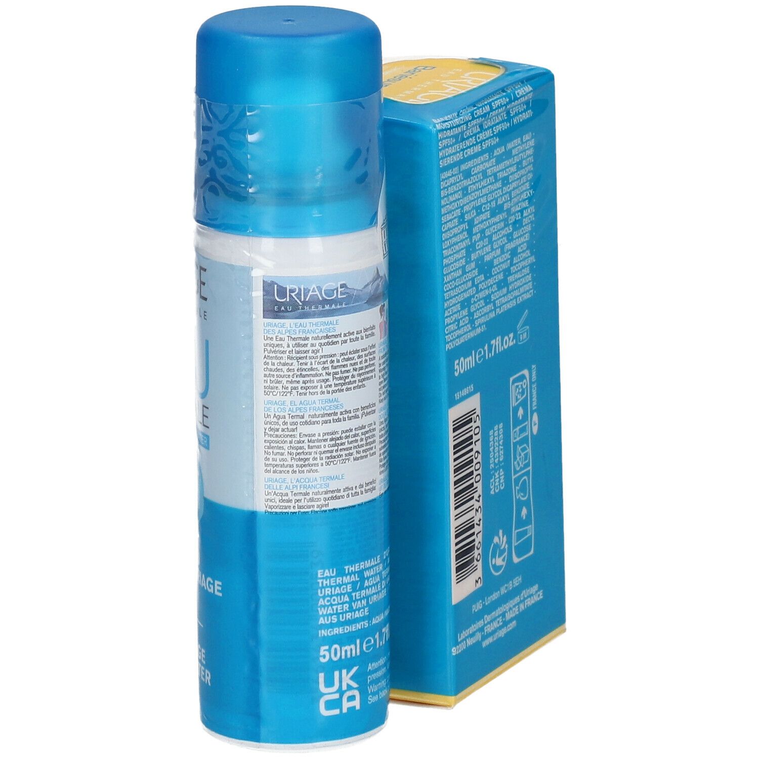 URIAGE Bariésun Crème SPF50+ + Eau thermale