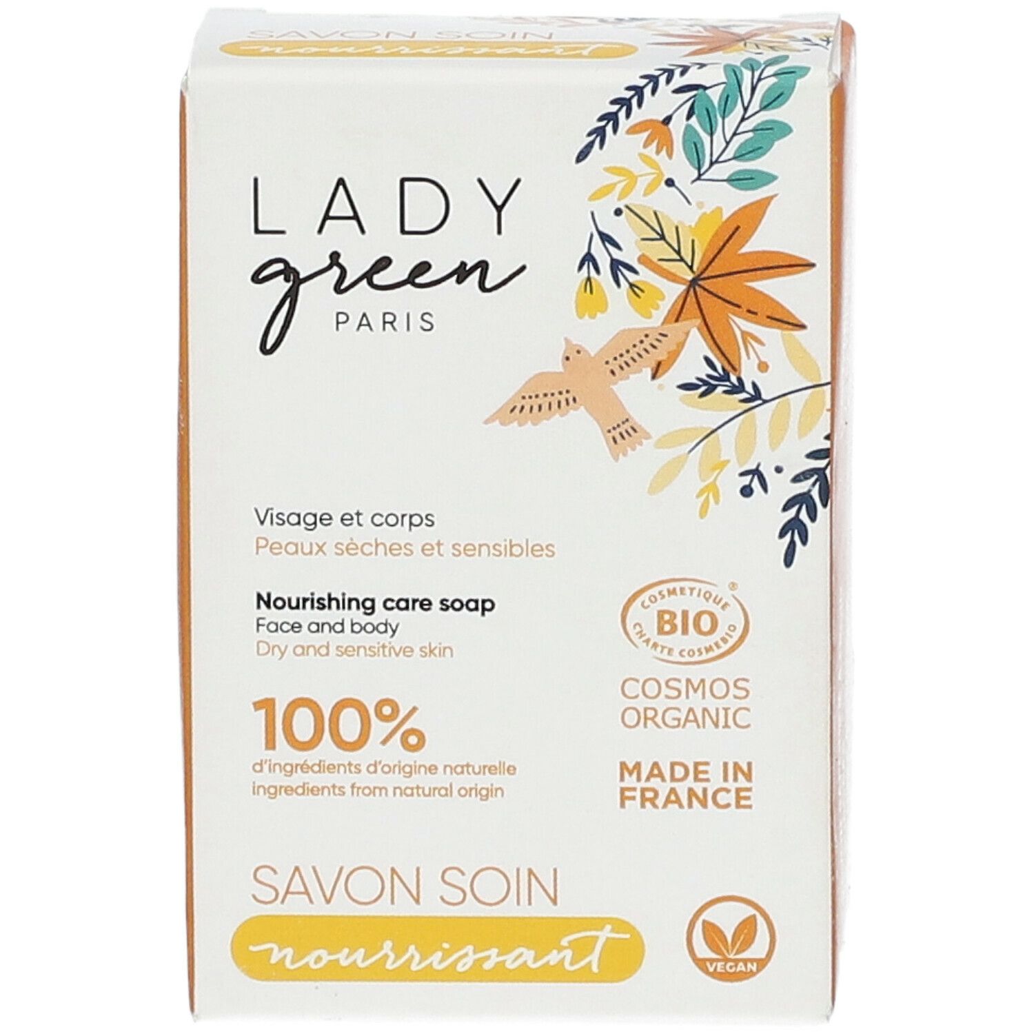 Lady Green Savon Soin Nourrissant Bio Visage & Corps