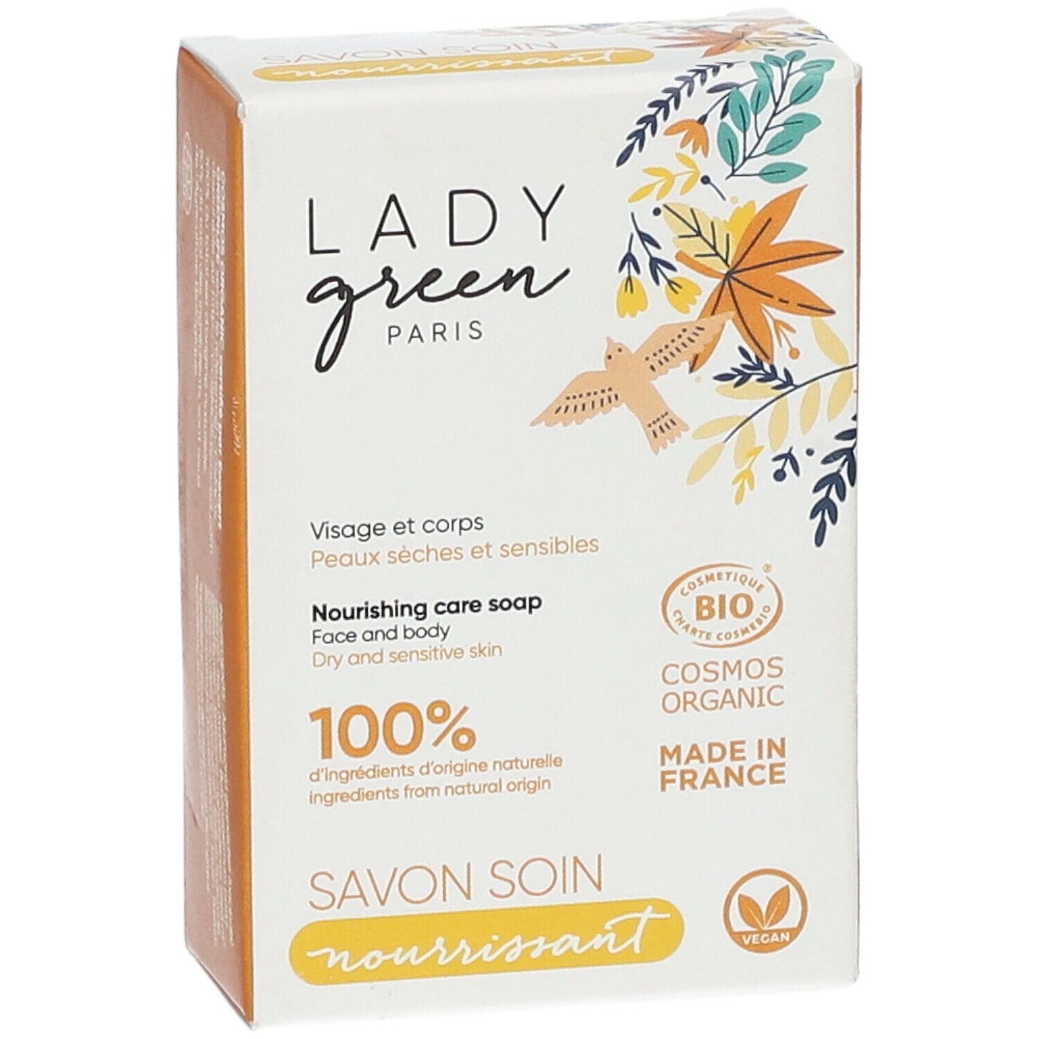 Lady Green Savon Soin Nourrissant Bio Visage & Corps