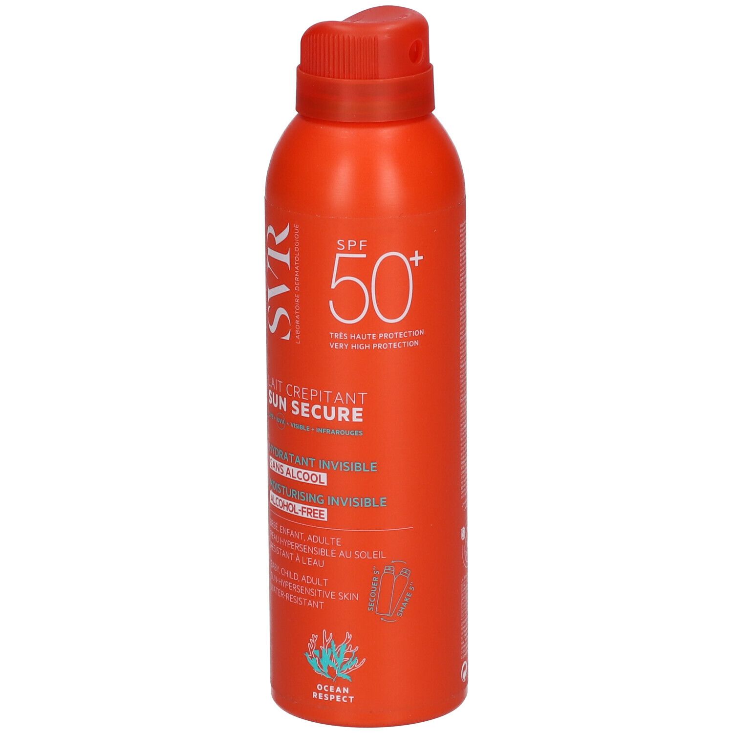 SVR SUN SECURE Lait Crépitant SPF50+