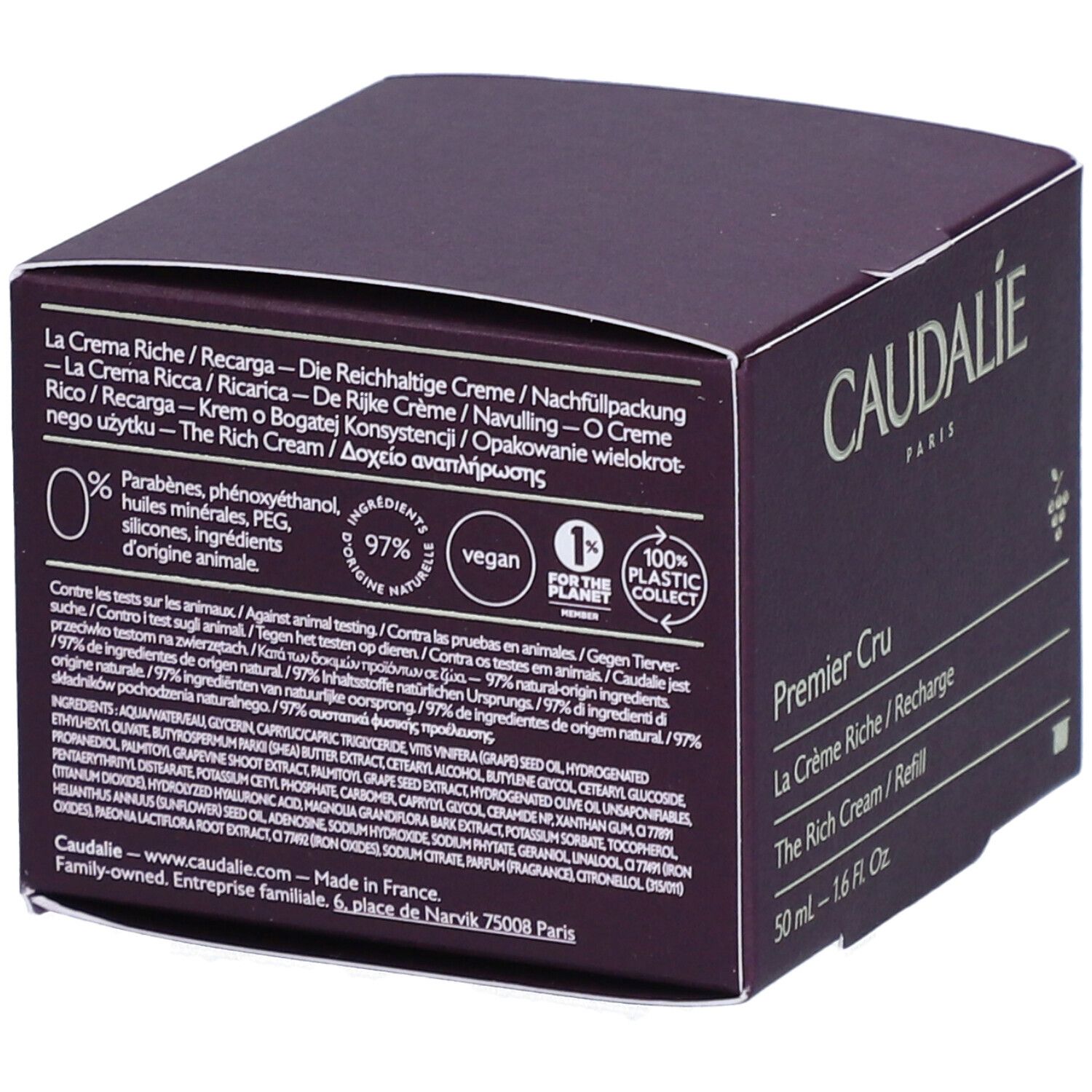Caudalie Premier Cru The Rich Cream Refill