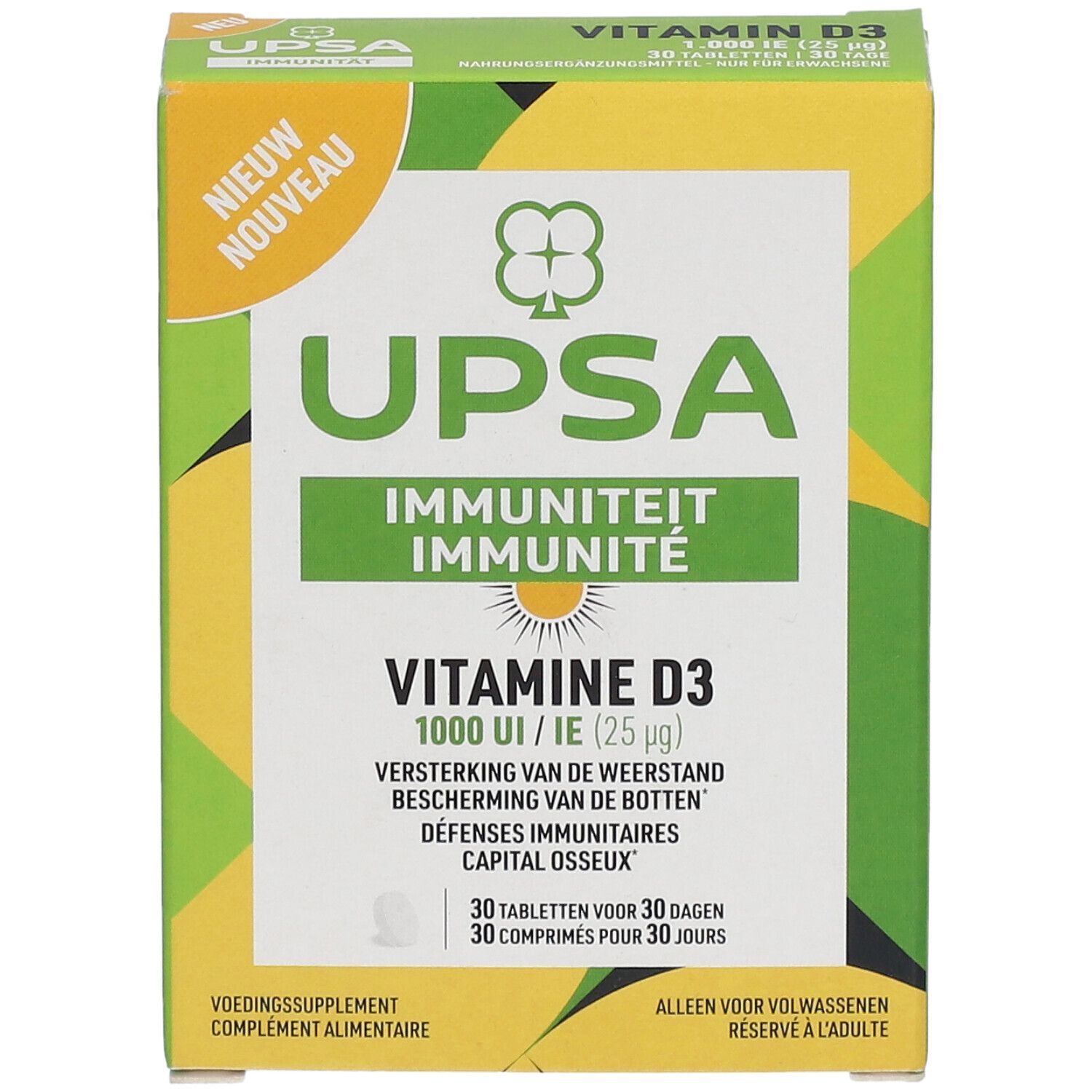 UPSA Immunité Vitamine D3 1000 UI