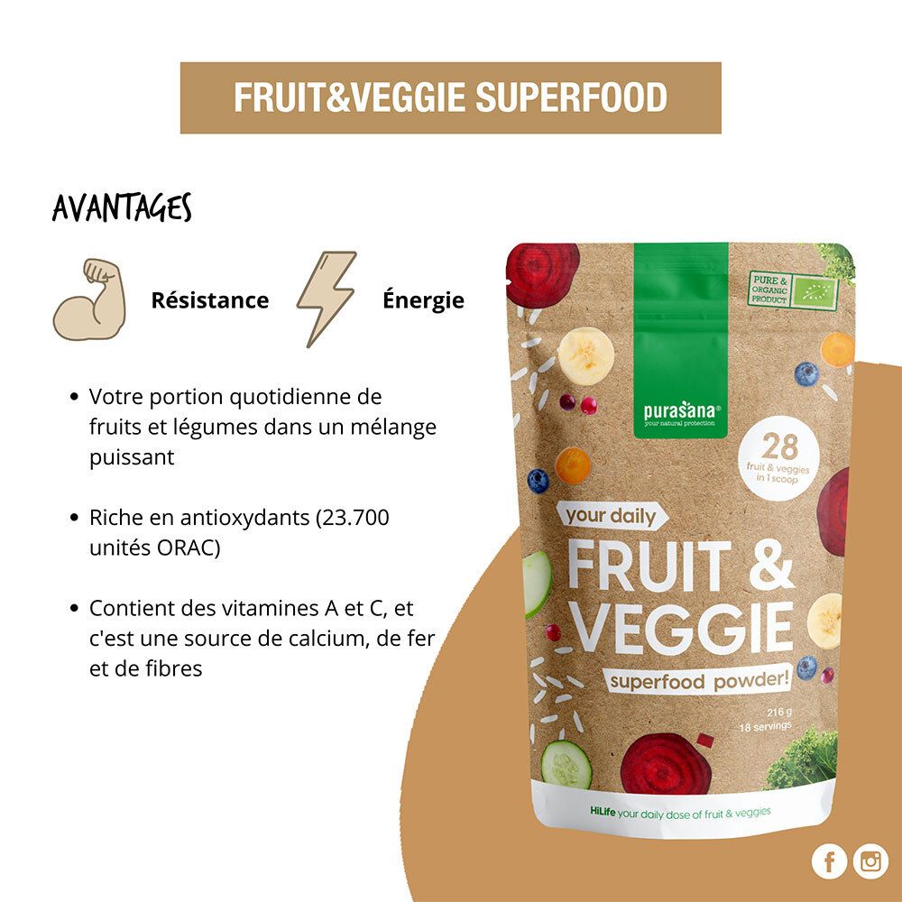 purasana® Fruit & Veggie Superfood