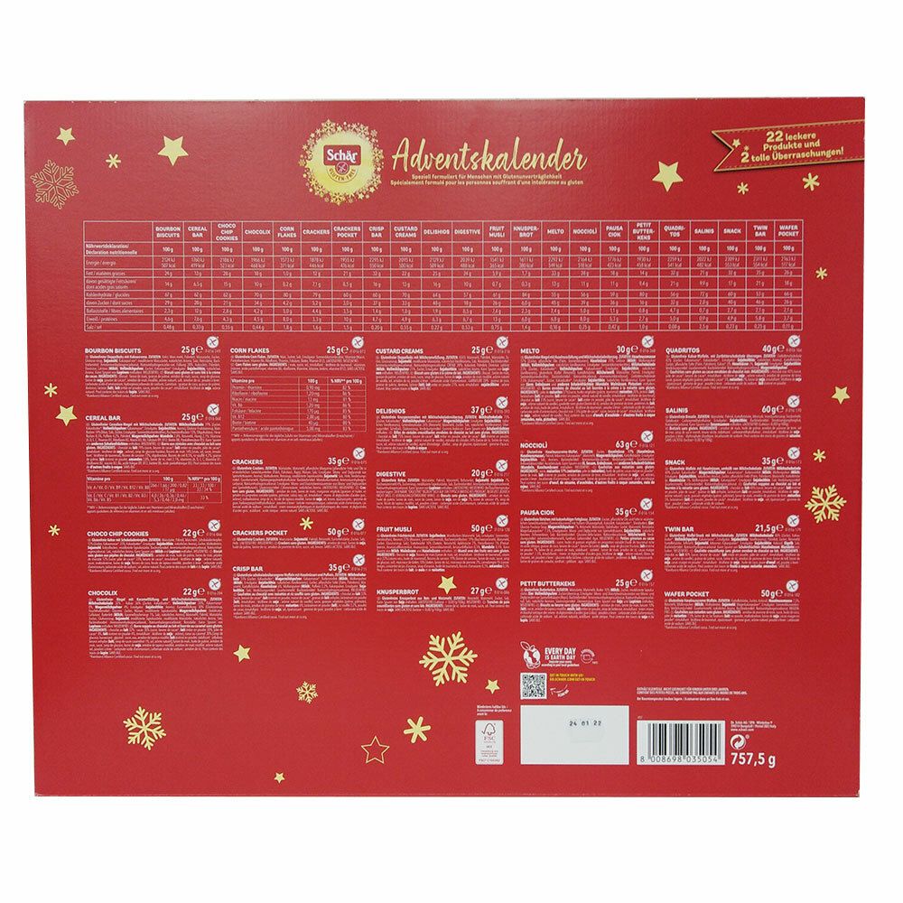 Schär Calendrier de l'avent