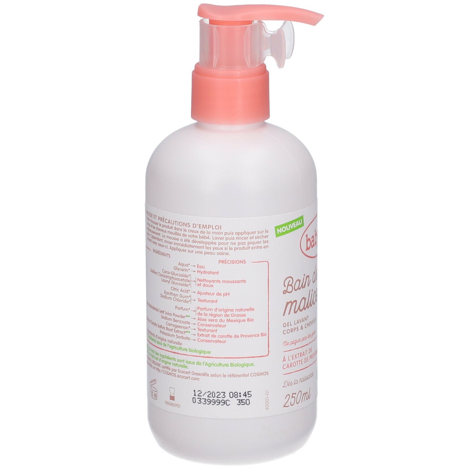babybio® GEL LAVANT CORPS ET CHEVEUX