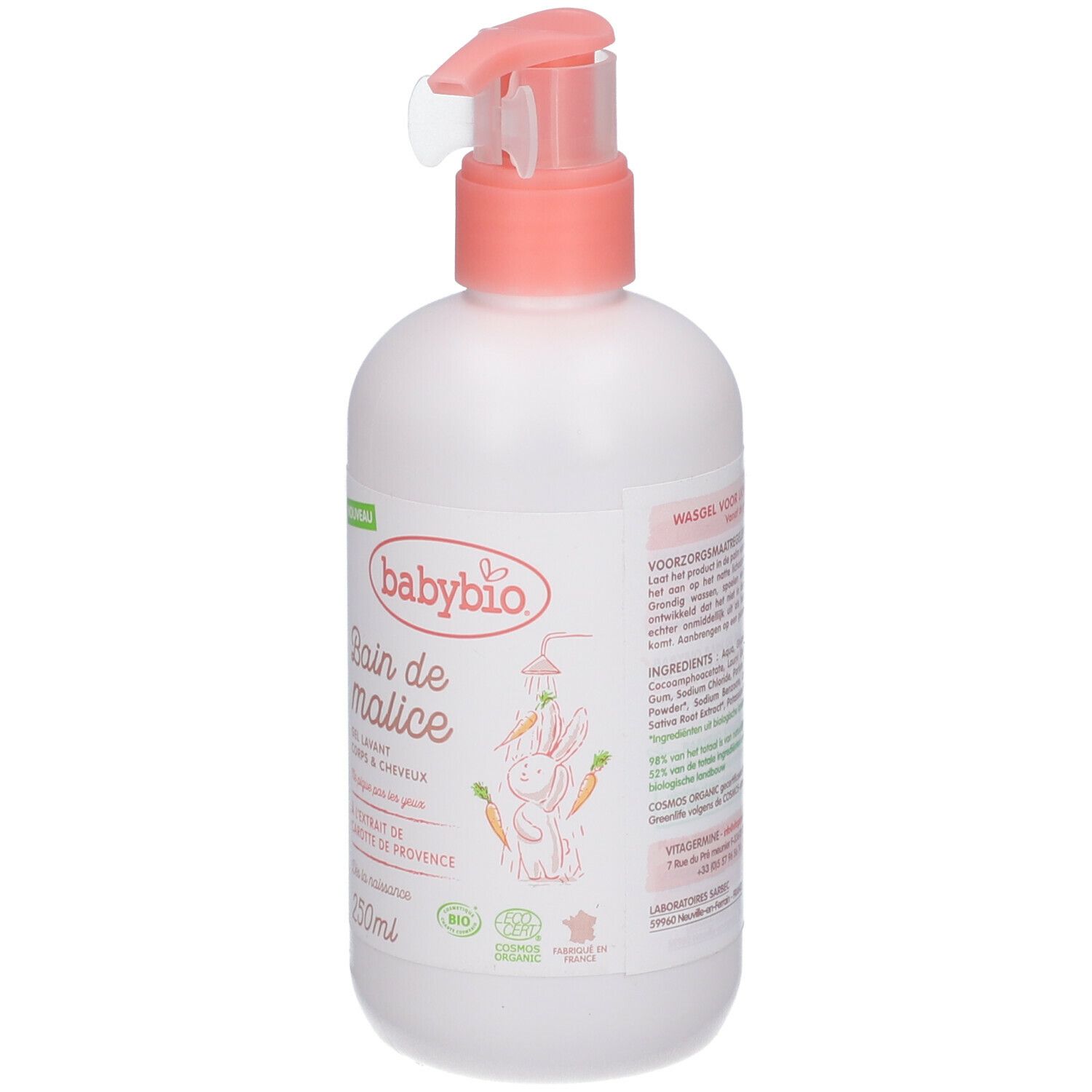 babybio® GEL LAVANT CORPS ET CHEVEUX
