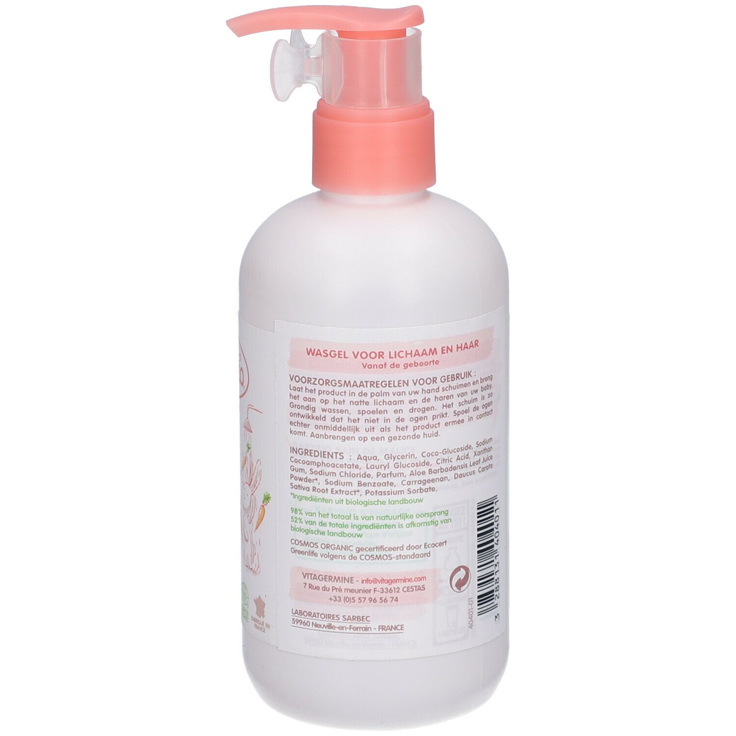 babybio® GEL LAVANT CORPS ET CHEVEUX