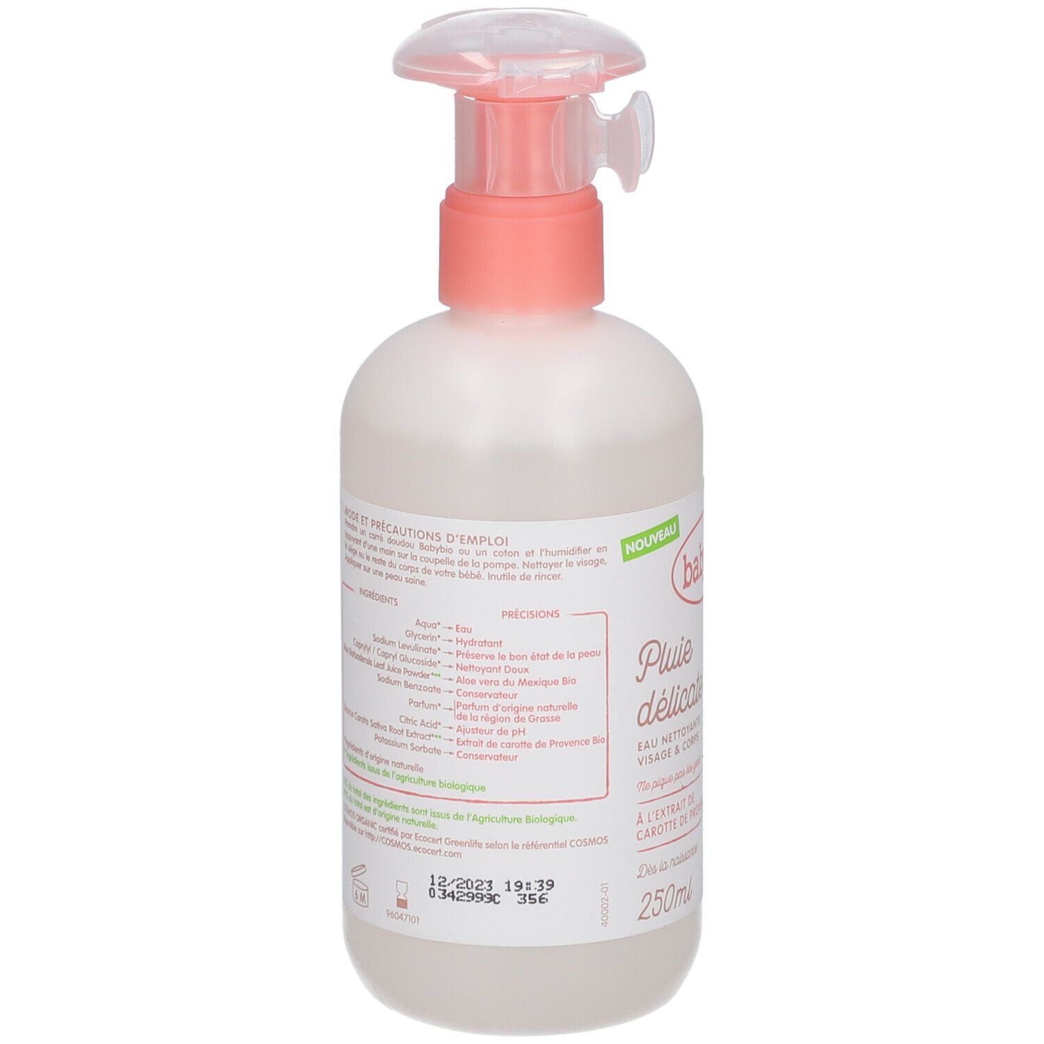babybio® EAU NETTOYANTE VISAGE ET CORPS