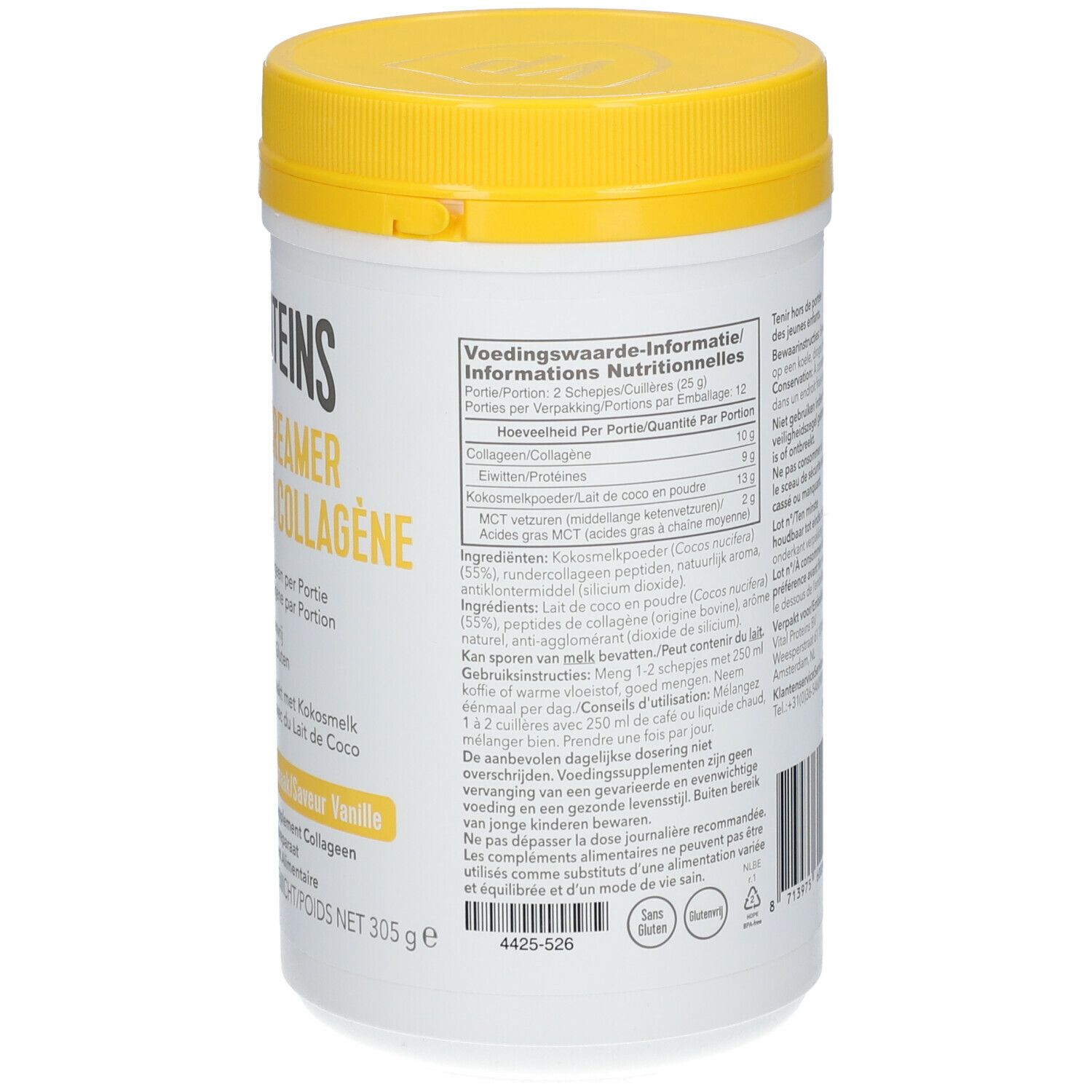 VITAL PROTEINS Collagen Creamer Vanille