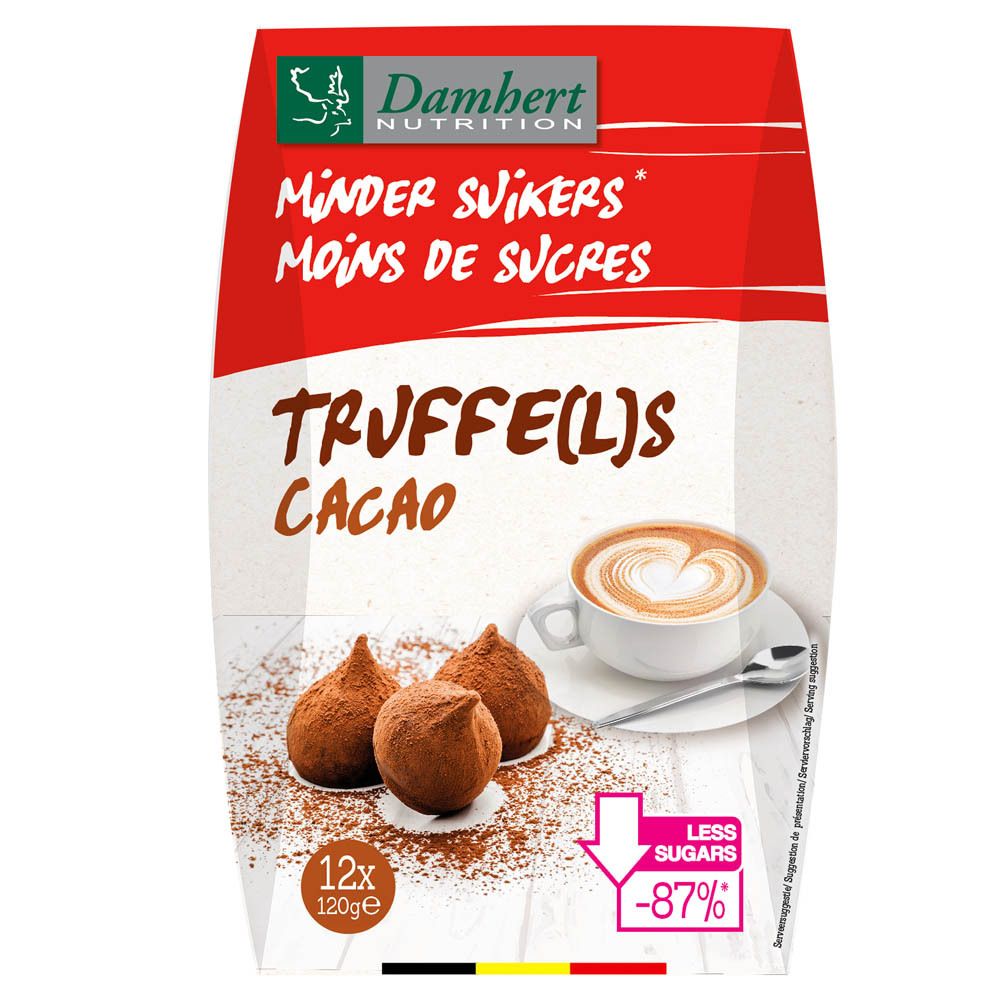 Damhert Weniger Zucker Trüffel