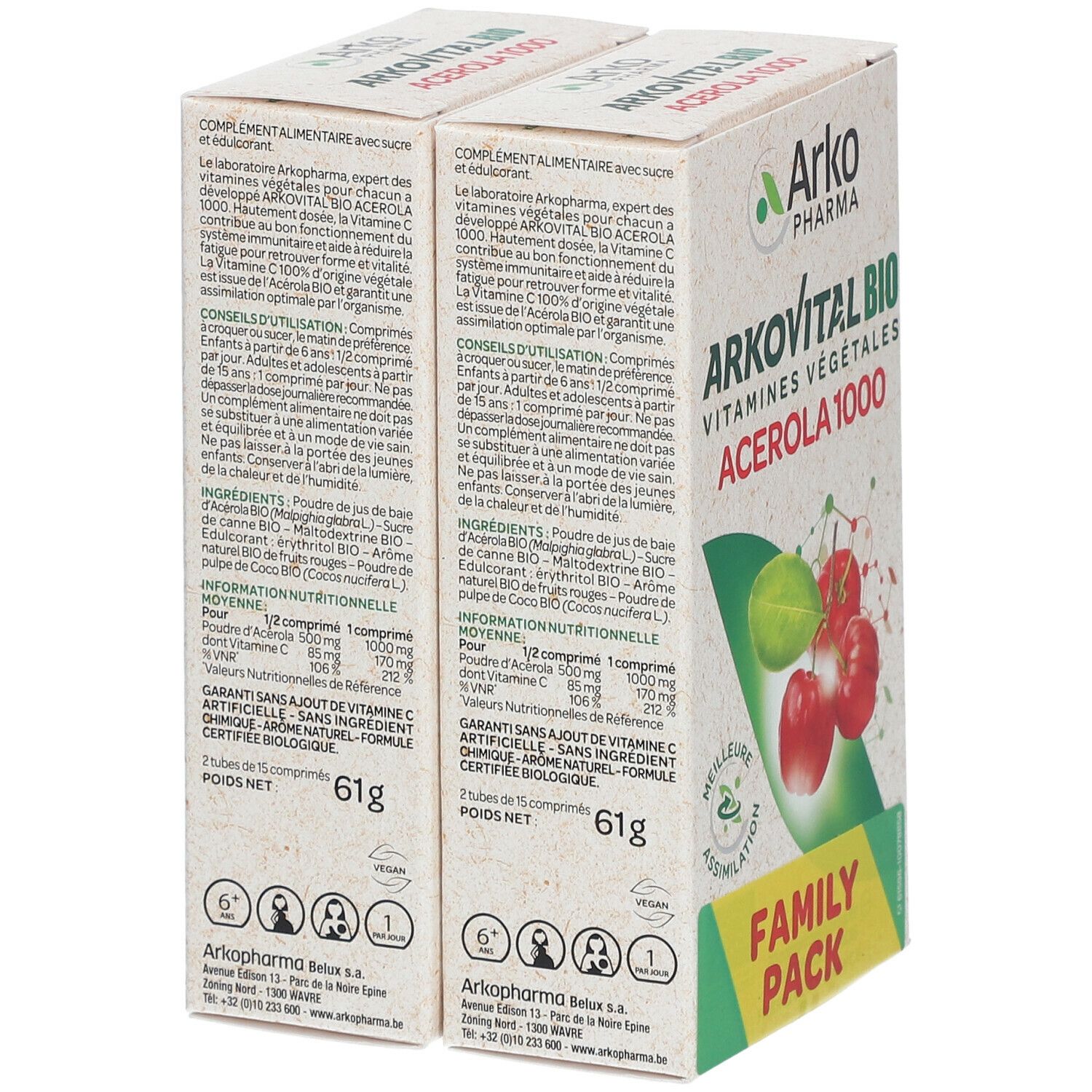 ARKOPHARMA Arkovital Acerolla 1000 Bio