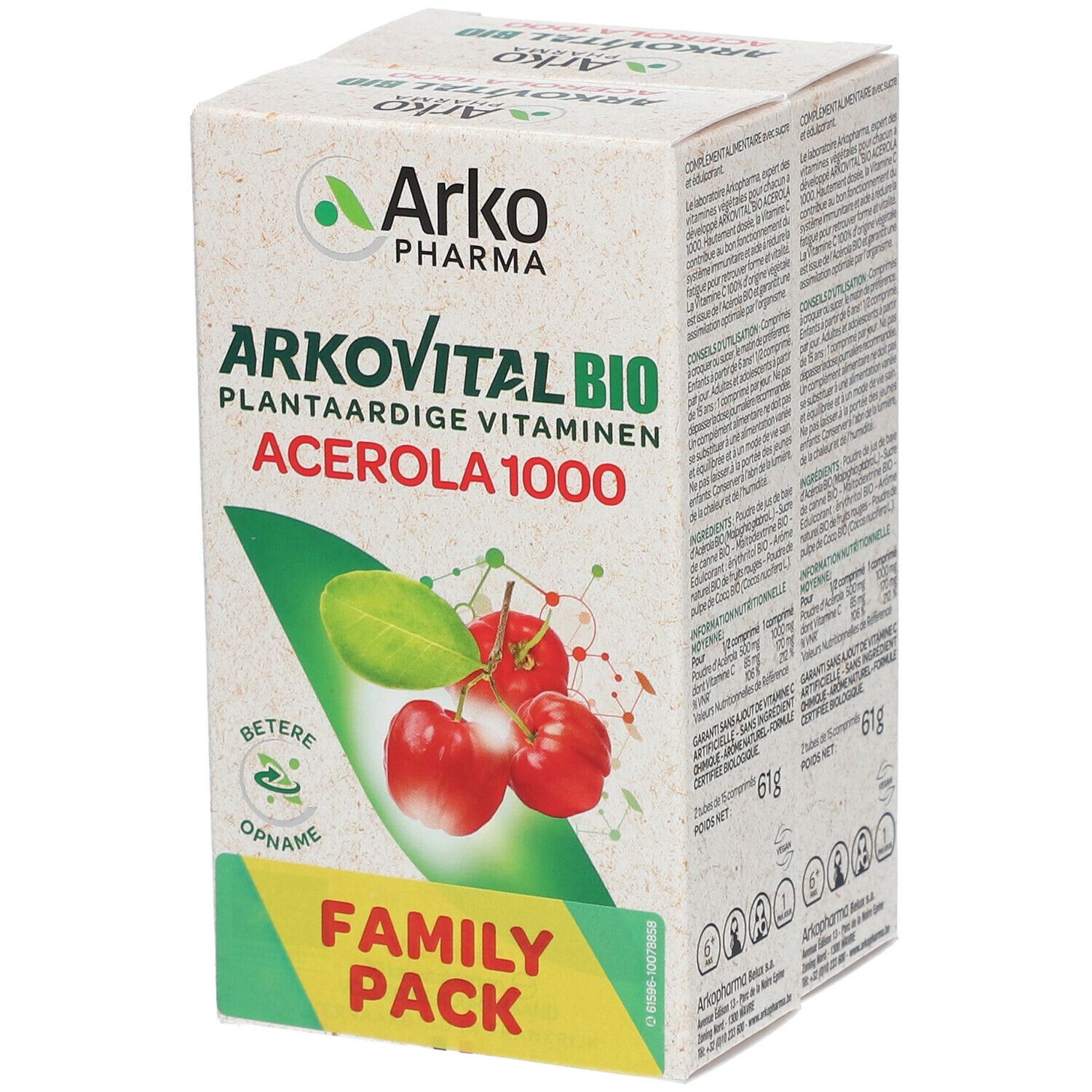 ARKOPHARMA Arkovital Acerolla 1000 Bio