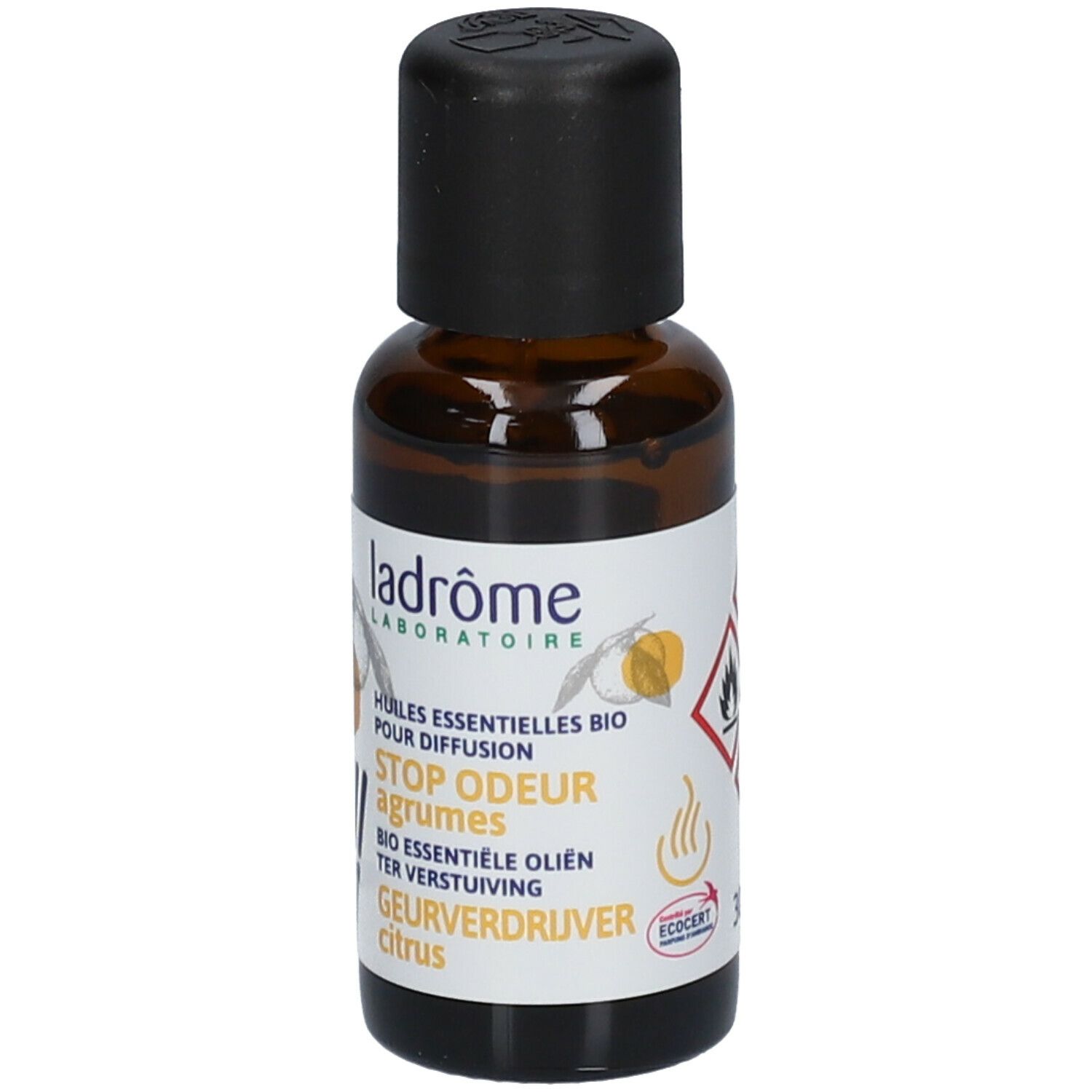Ladrôme Stop Odeur Agrumes Huiles Essentielles Bio Pour Diffusion
