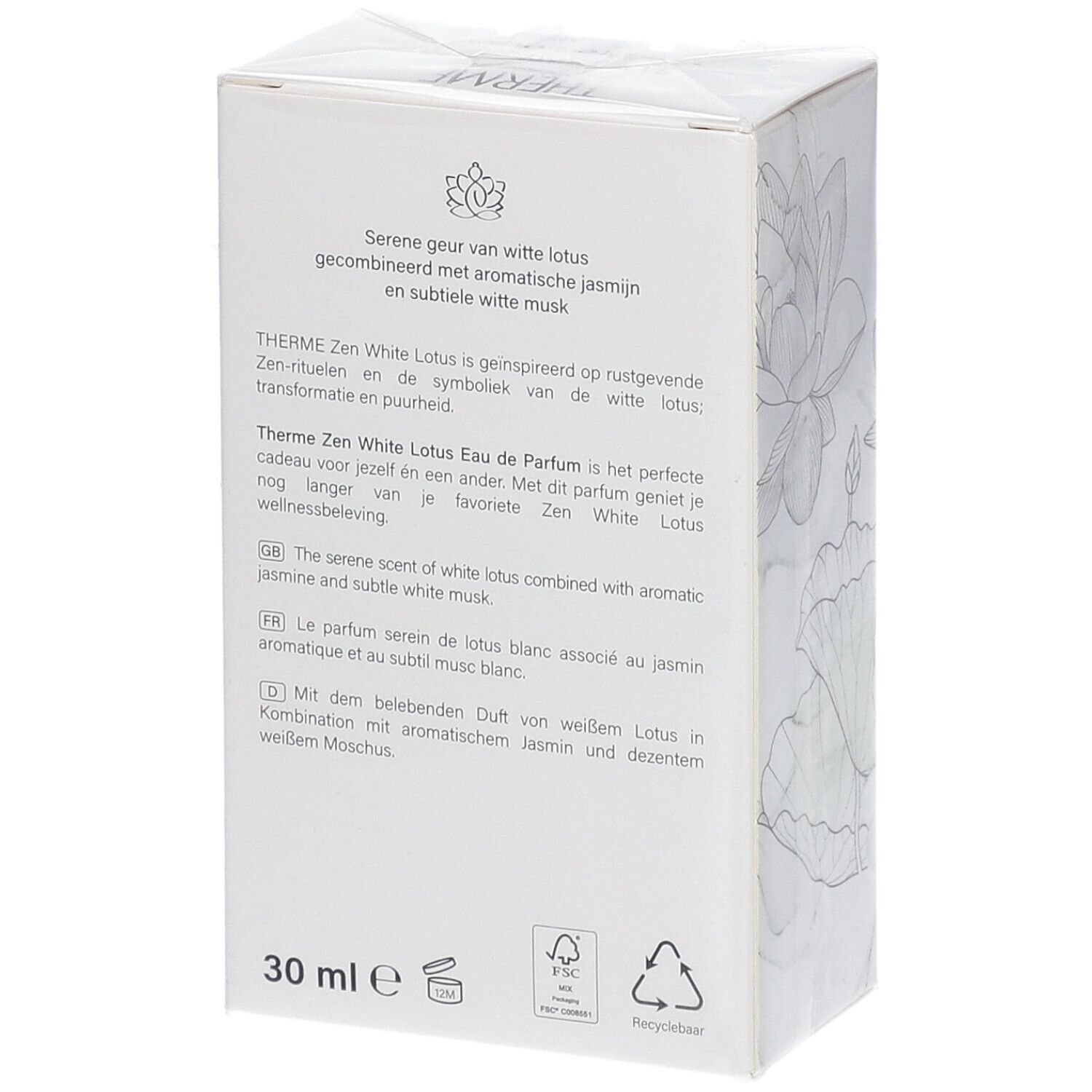 THERME Zen White Lotus - Eau de Parfum