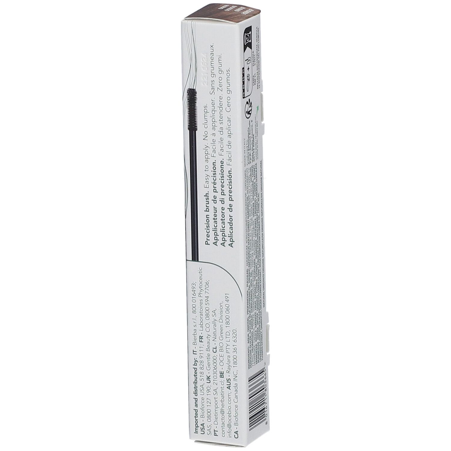 Herbatint Hair Touch Up Blond. Verpackung mit Text. Präzisionsbürste. Einfache Anwendung.