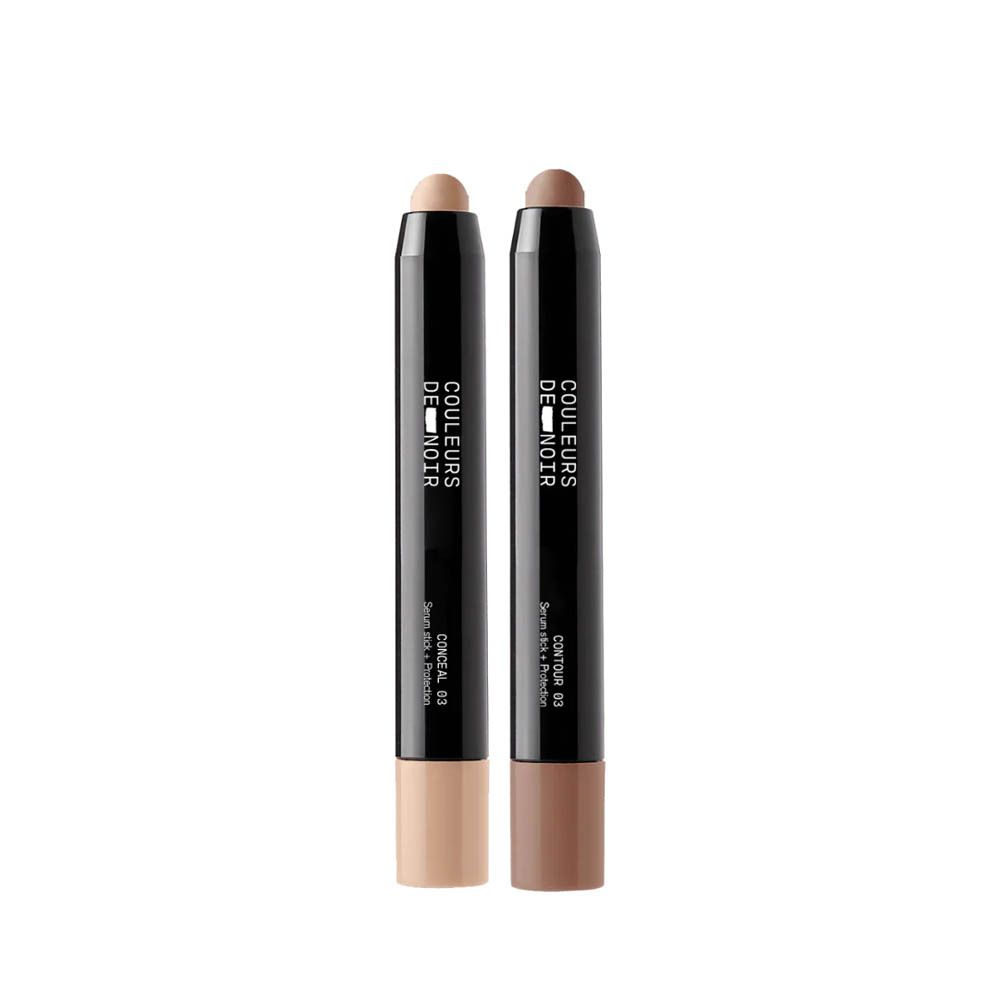 LES COULEURS DU NOIR Conceal and shaping kit 01 Clair