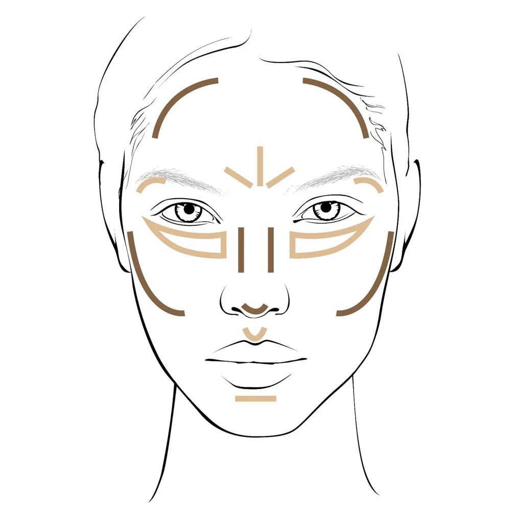 LES COULEURS DU NOIR Conceal and shaping kit 01 Clair