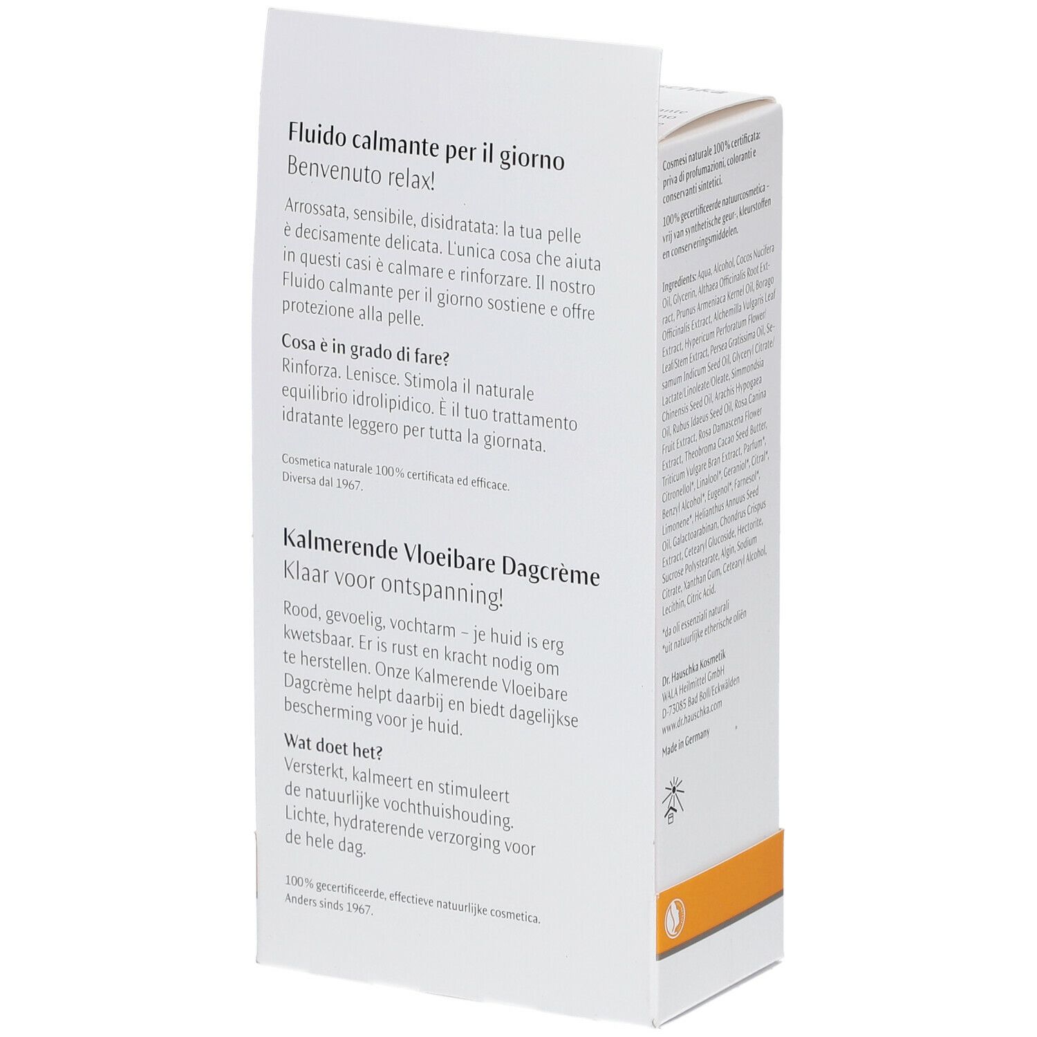 Dr. Hauschka Fluide de Jour Apaisant & Lait Démaquillant et Nettoyant OFFERT