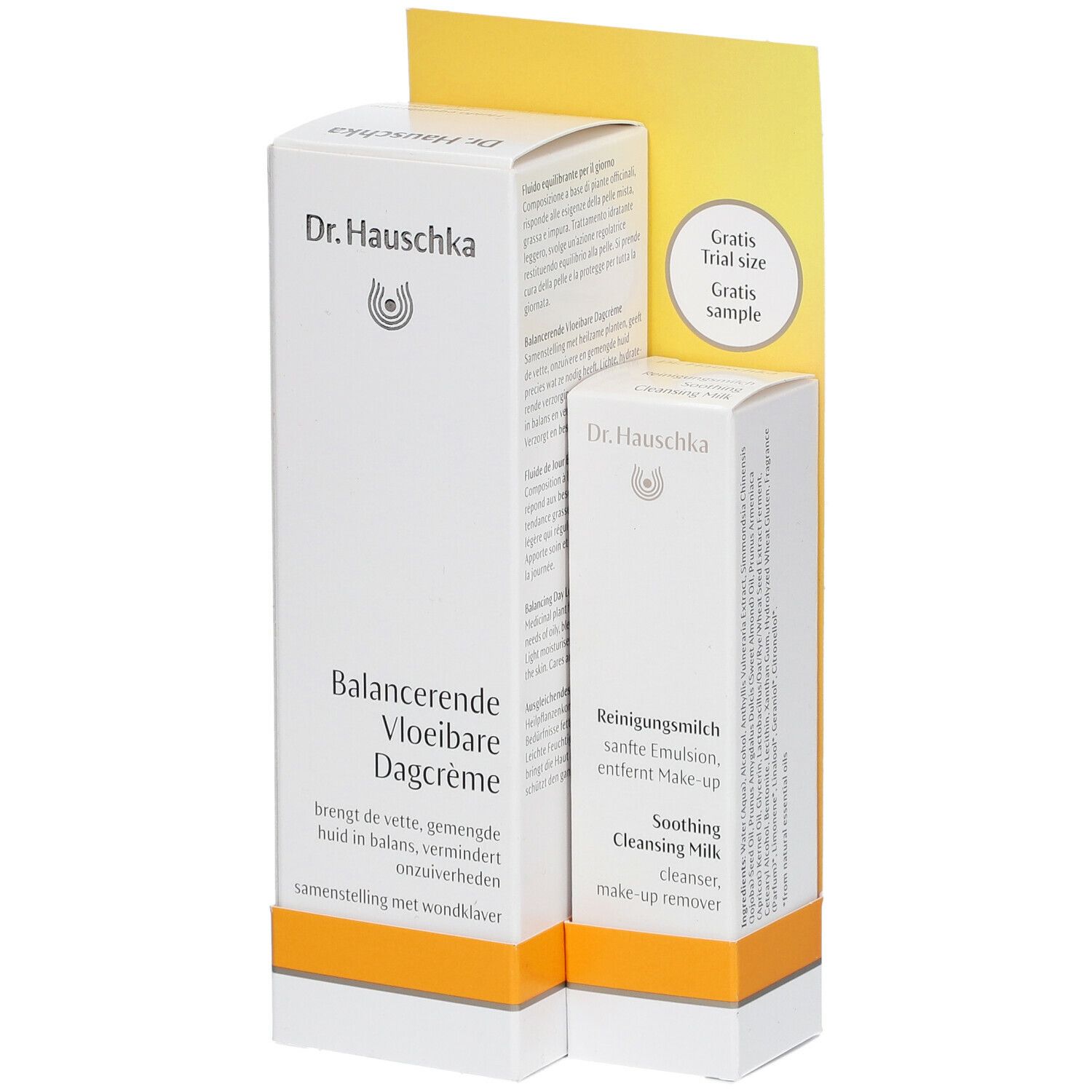 Dr. Hauschka Fluide de Jour Équilibrant & Lait Démaquillant et Nettoyant OFFERT