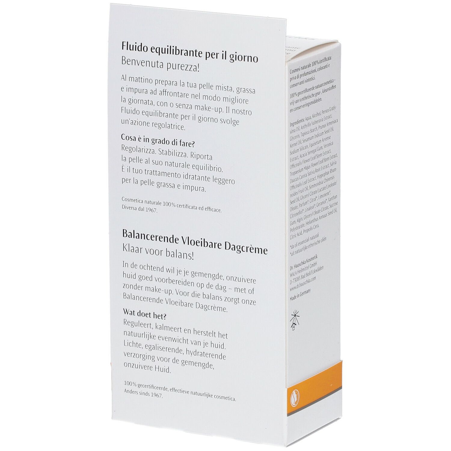 Dr. Hauschka Fluide de Jour Équilibrant & Lait Démaquillant et Nettoyant OFFERT