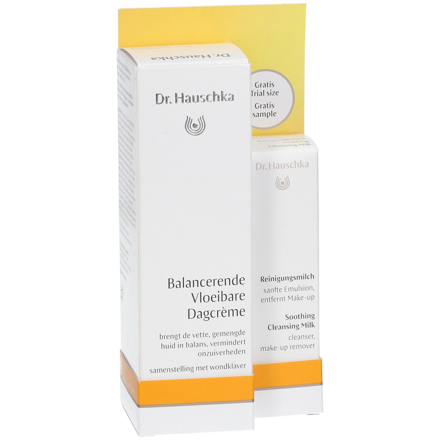 Dr. Hauschka Fluide de Jour Équilibrant & Lait Démaquillant et Nettoyant OFFERT