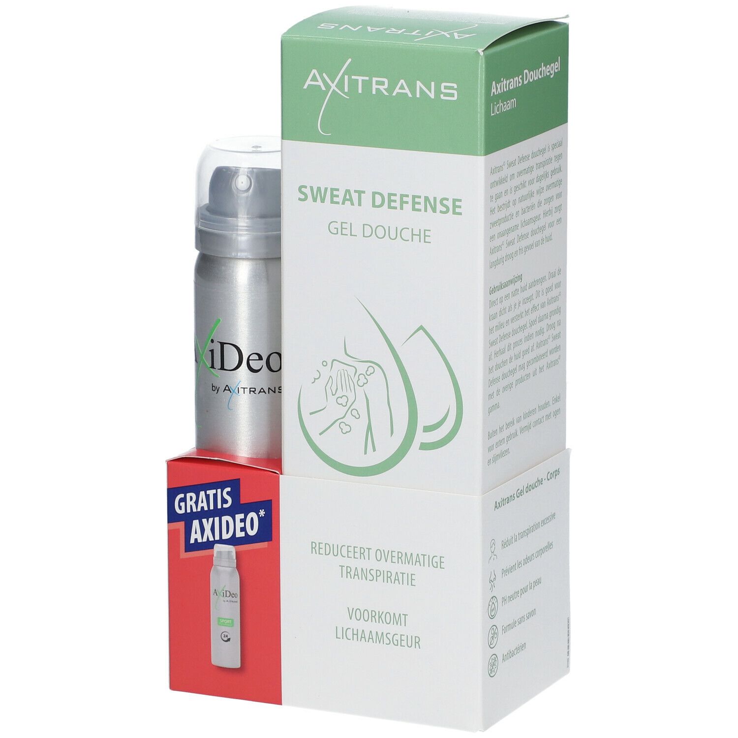 Axitrans Duschgel + AxiDeo Sports