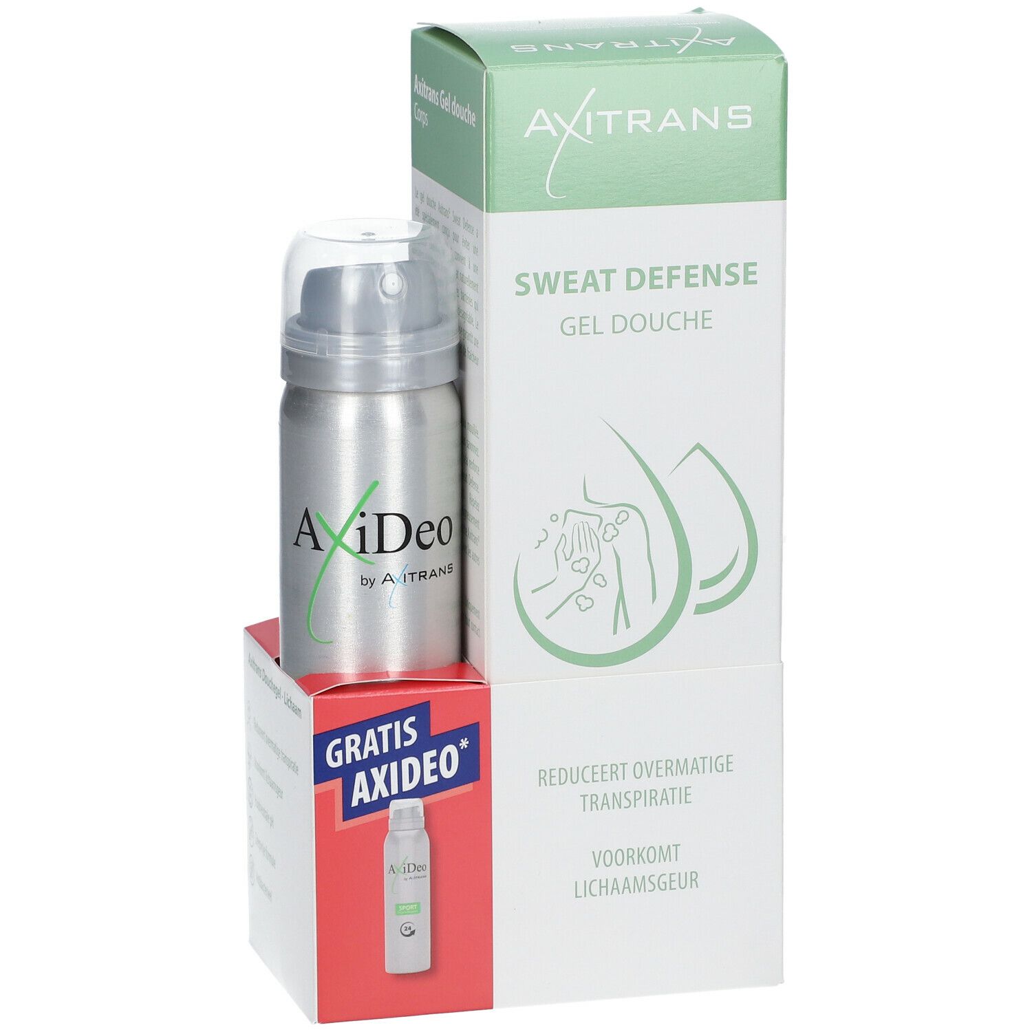 Axitrans Duschgel + AxiDeo Sports