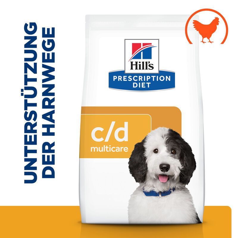 Hill's Prescription Diet c/d Multicare Hundefutter mit Huhn
