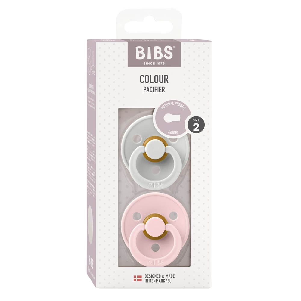 BIBS® BIBS COULEUR Tétines Noisette - Fleur 6 - 18 mois Taille 2