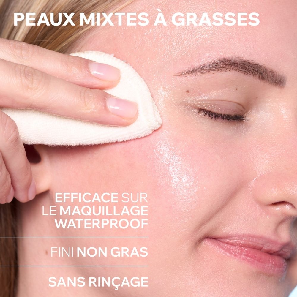Uriage Eau Micellaire Thermale matifie la peau.