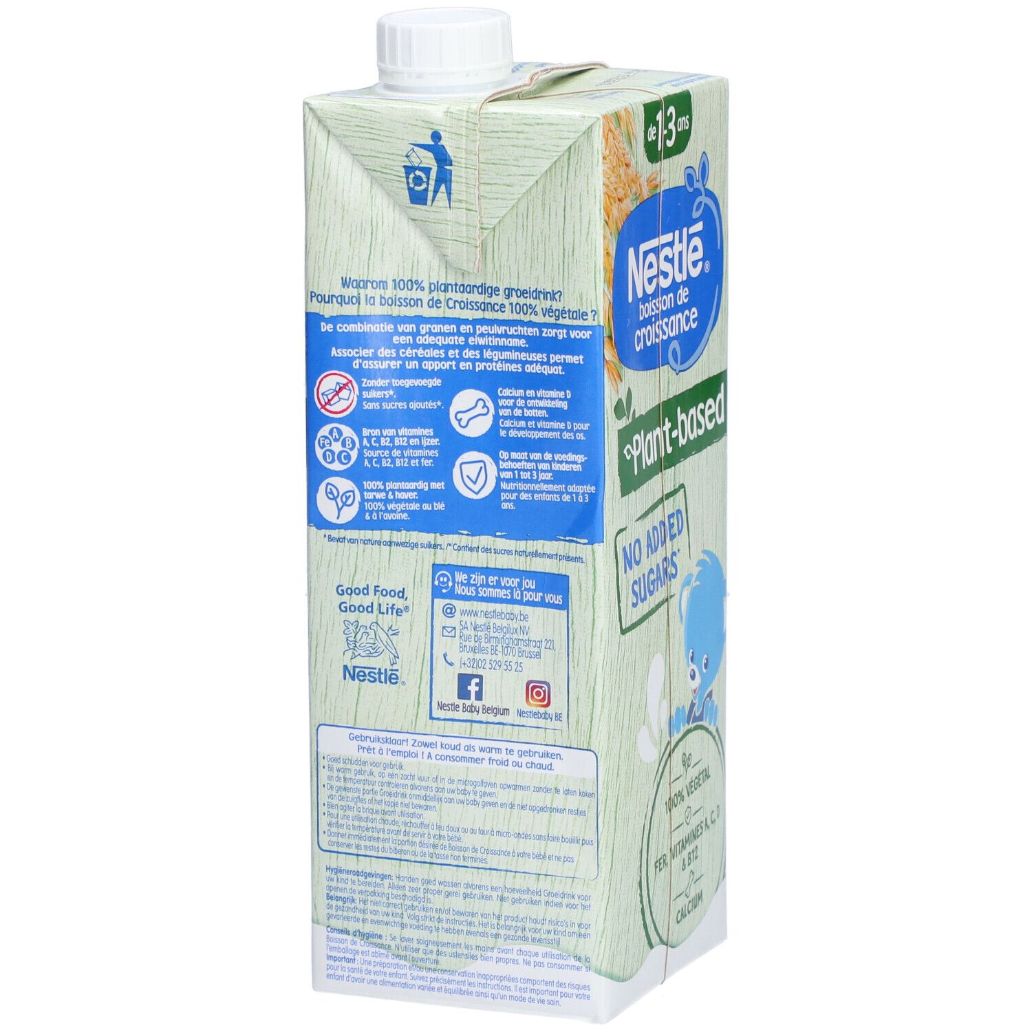 Nestlé Growth Drink blé & avoine 1-3 ans