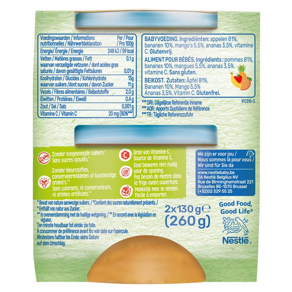 NESTLE Baby Fruit® Compotes Multi-Fruits