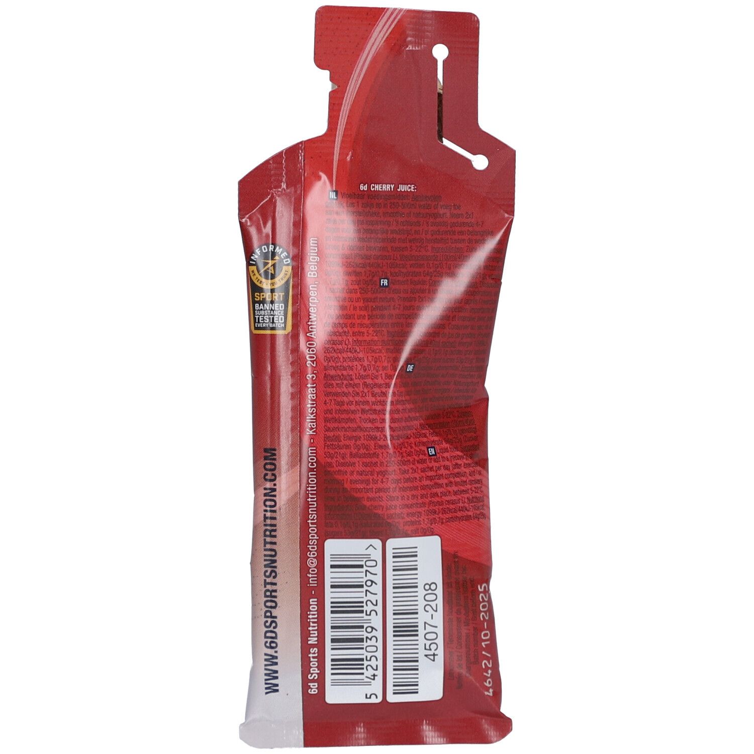 6D Sports Nutrition Kirschsaft Cerise acide