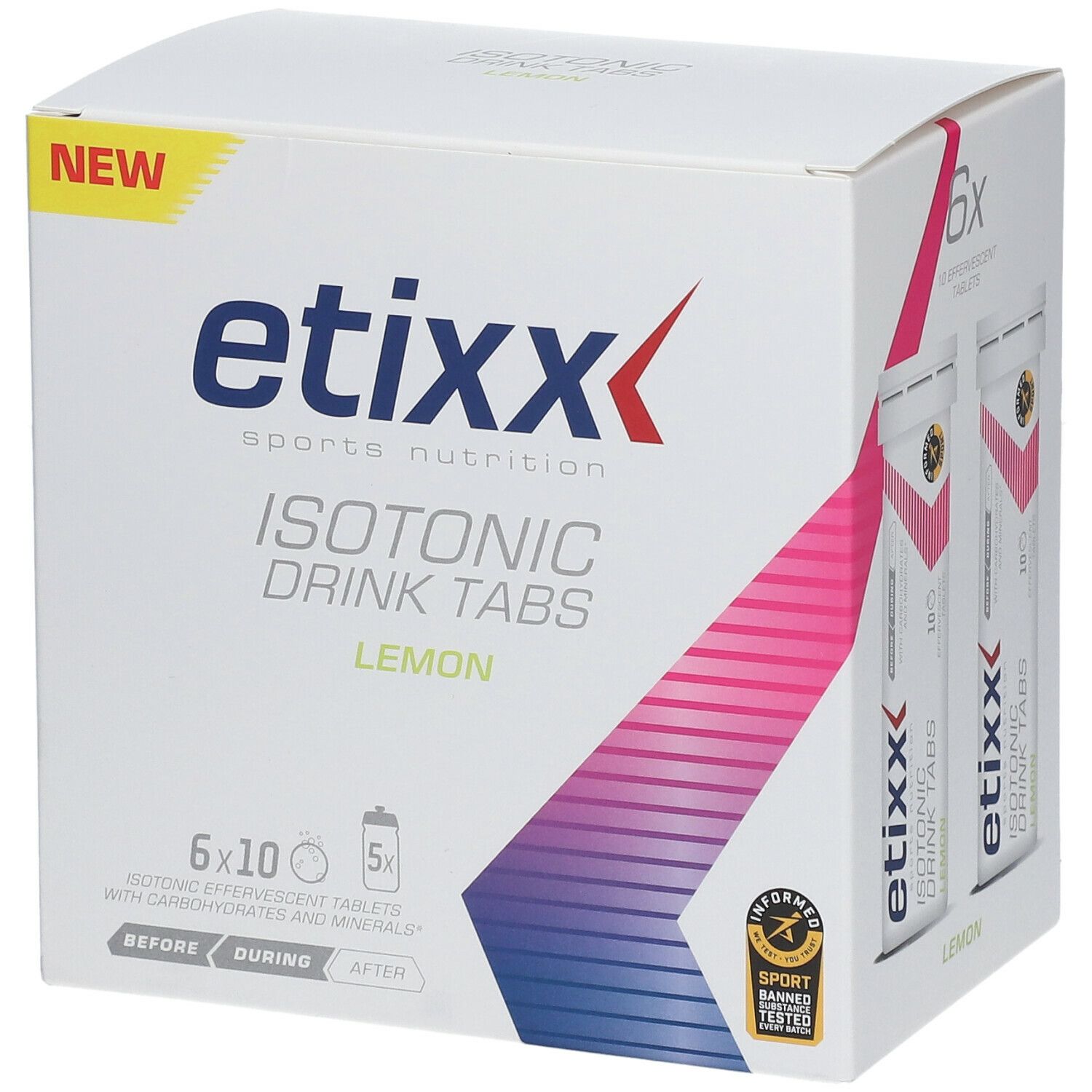 Etixx Isotonic Drink Tabs Zitrone