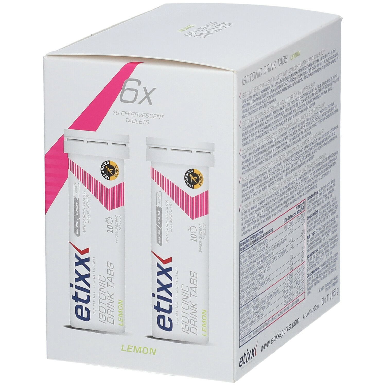 Etixx Isotonic Drink Tabs Zitrone