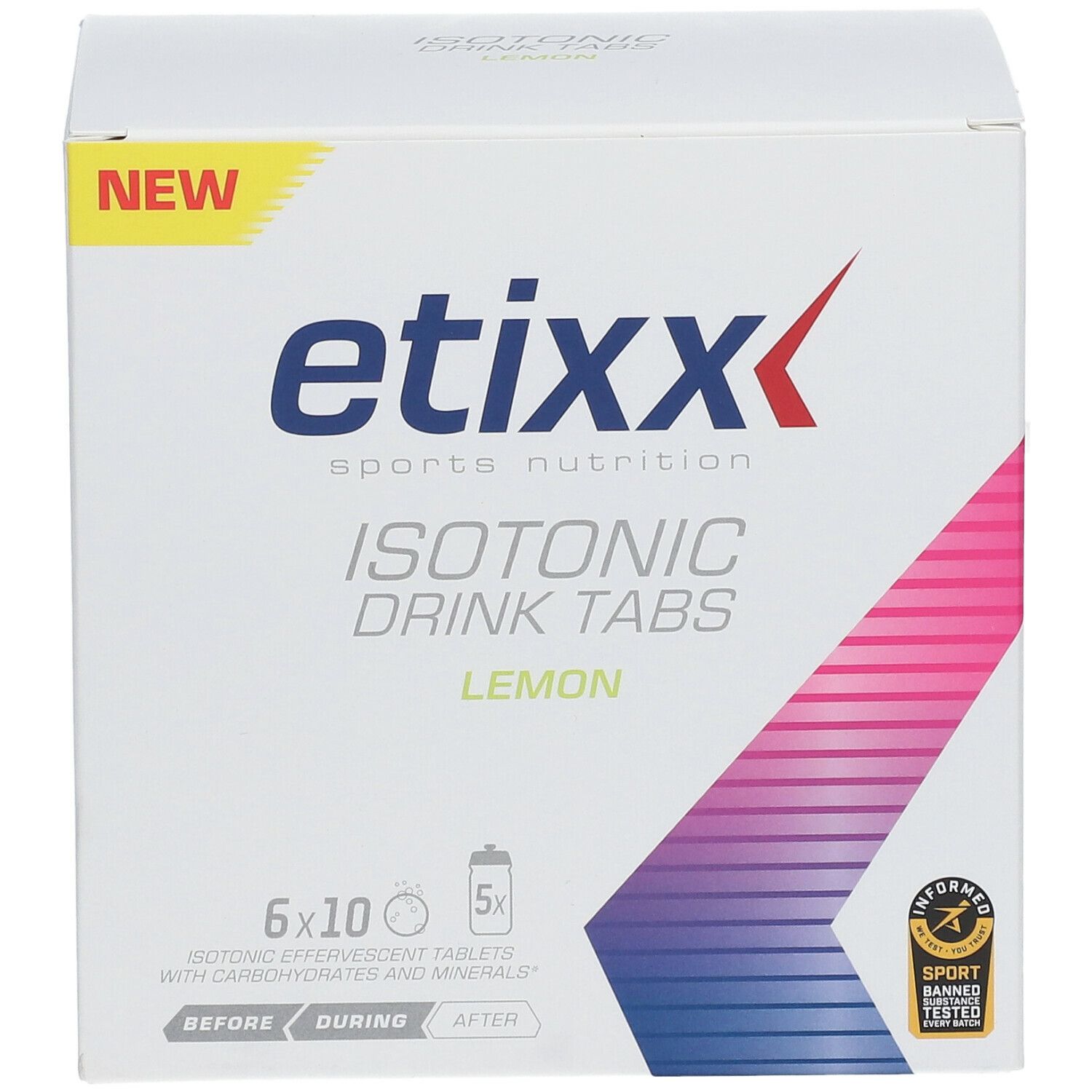 Etixx Isotonic Drink Tabs Zitrone