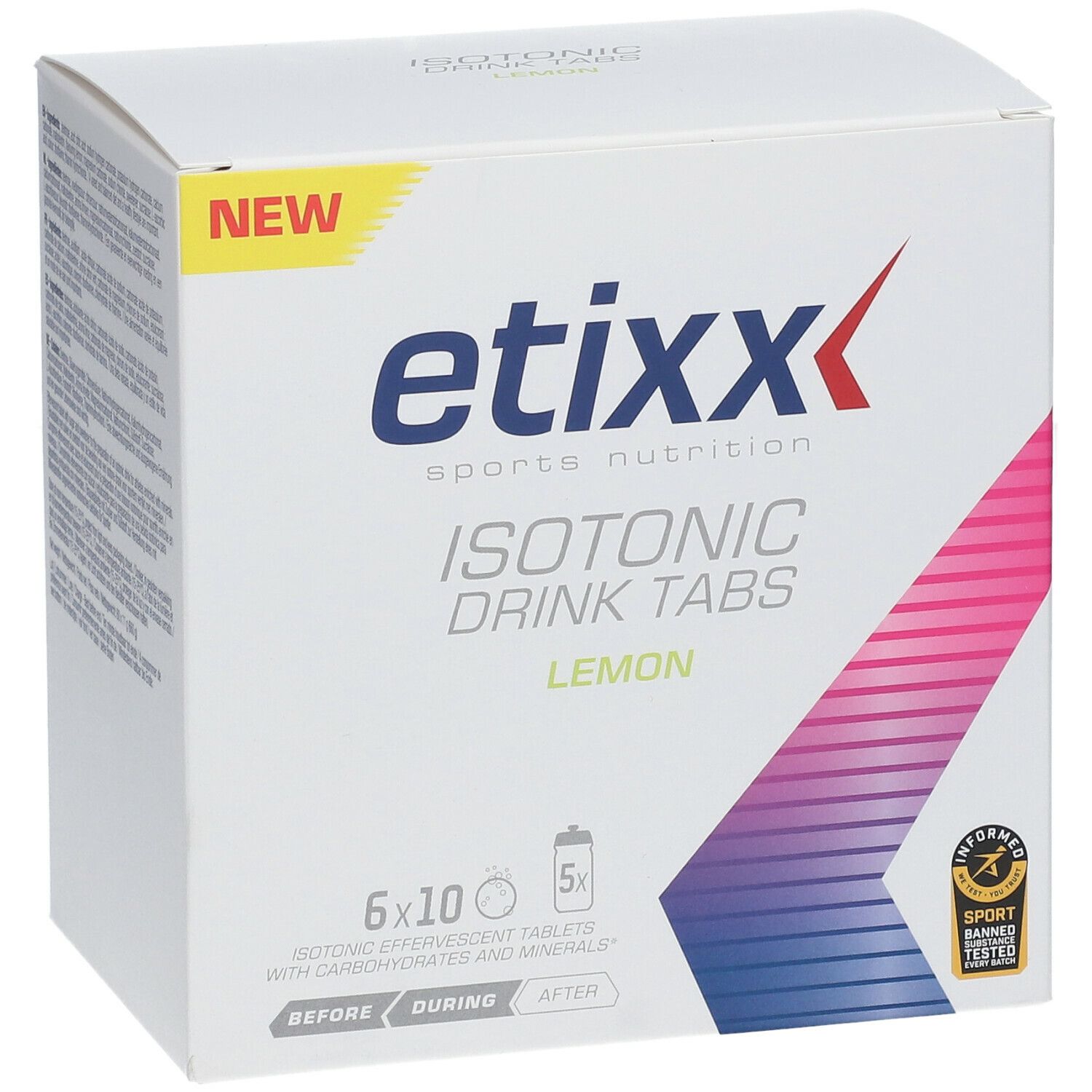 Etixx Isotonic Drink Tabs Zitrone