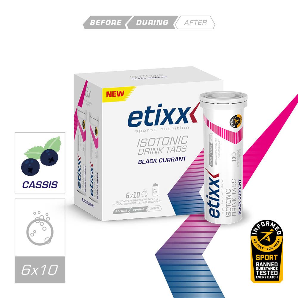 etixx ISOTONIC DRINK TABS Cassis