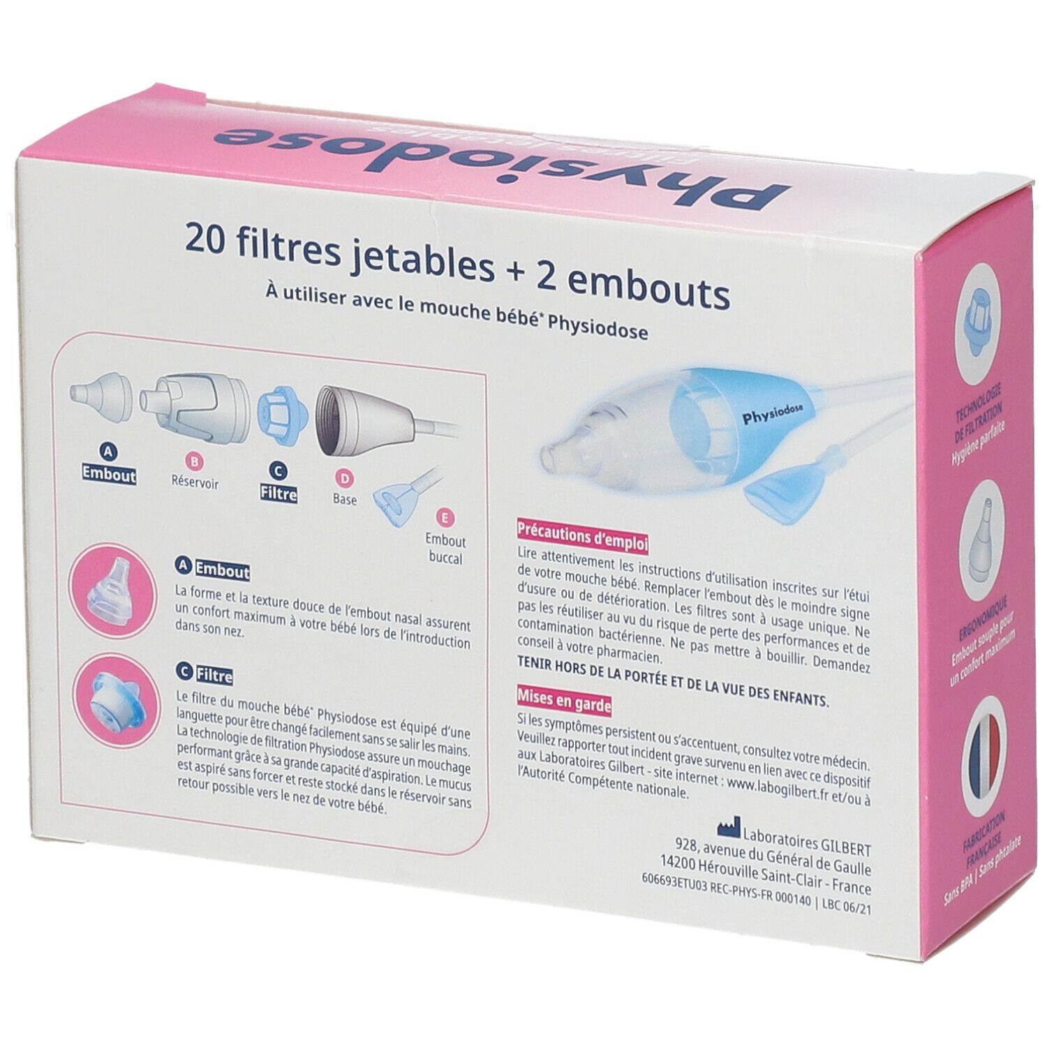 Physiodose Nasenfilter