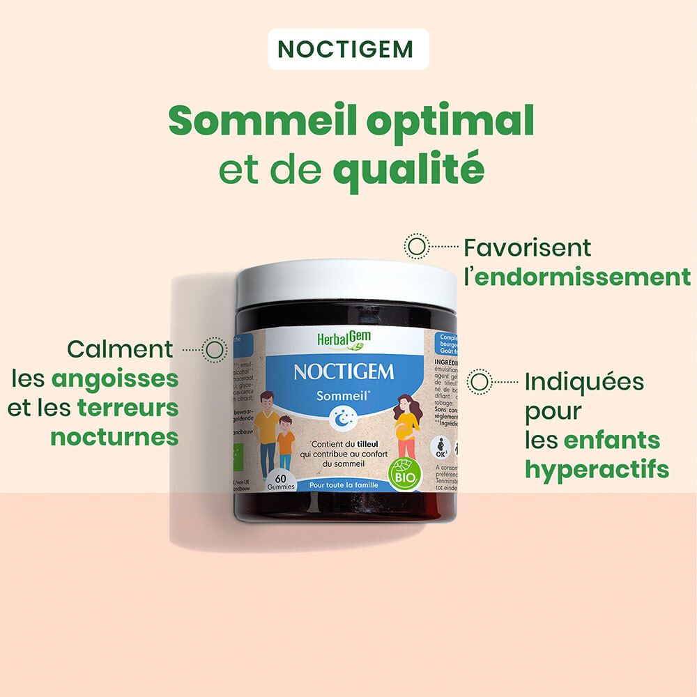 HerbalGem GUMMIES NOCTIGEM 60 gummies
