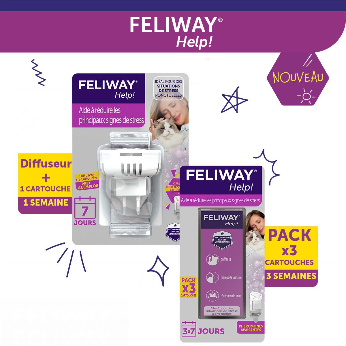 FELIWAY® Help ! Kit de recharge